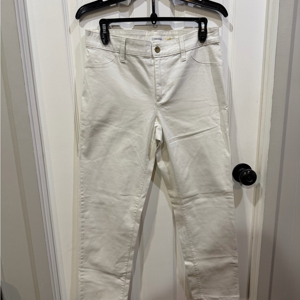 Calvin Klein Off-White Trousers